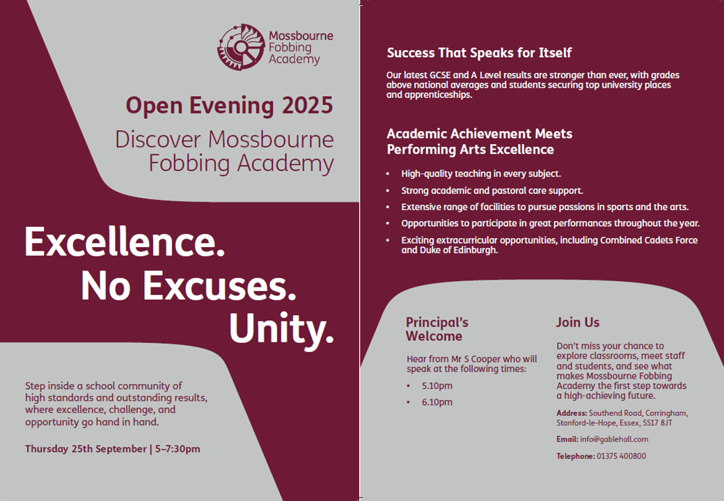 Open Evening 2025